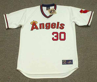NOLAN RYAN California Angels 1978 Home Majestic Throwback Baseball Jersey