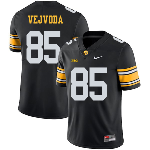 Nate Vejvoda Iowa Hawkeyes Men's Jersey - #85 NCAA Black Stitched Nike Authentic
