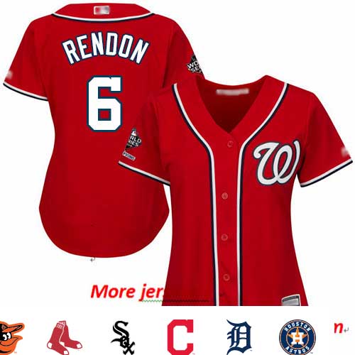 Nationals #11 Ryan Zimmerman Red Alternate 2019 World Series Champions Women's Stitched Baseball Jersey