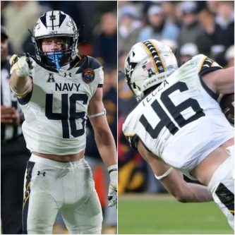 Navy Midshipmen #46 Alex Tecza 2025 Aer Lingus College Football Classic Jersey - White 