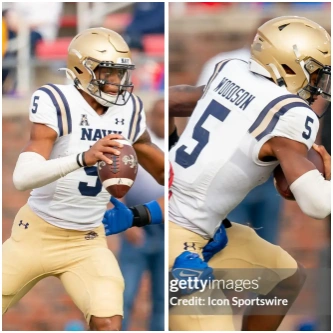 Navy Midshipmen #5 Braxton Woodson White Unveils Retro College Football Jersey 