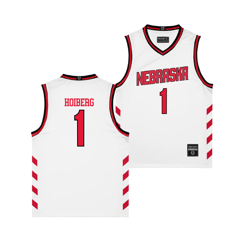 Nebraska Cornhuskers #1 Sam Hoiberg White 1996 Throwback Basketball Jersey 