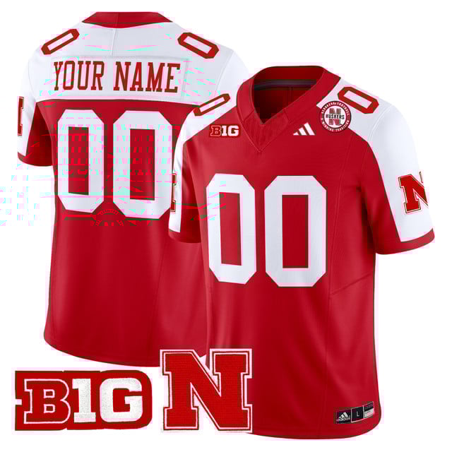 Nebraska Cornhuskers 2025 Vapor Limited Custom Jersey SCARLET ALTERNATE