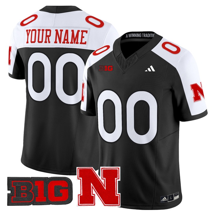 Nebraska Cornhuskers 2026 Vapor Limited Custom Jersey BLACK2