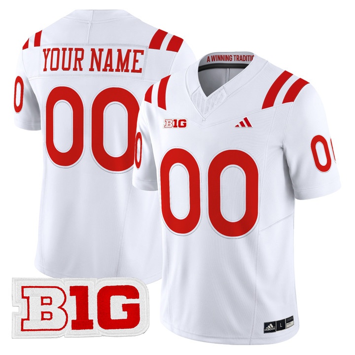 Nebraska Cornhuskers 2026 Vapor Limited Custom Jersey WHITE