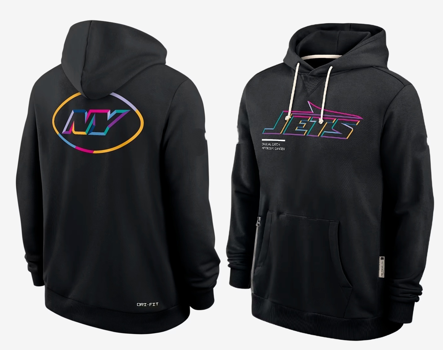 New  York Jets  2025 Salute to Service Limited Football Stitched hoodie Jersey