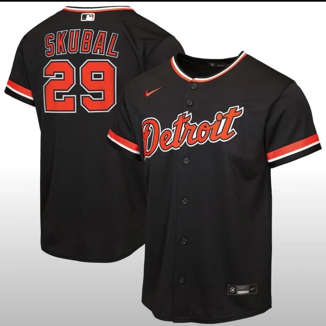 New Detroit Tigers  Tarik Skubal  29  jerseys