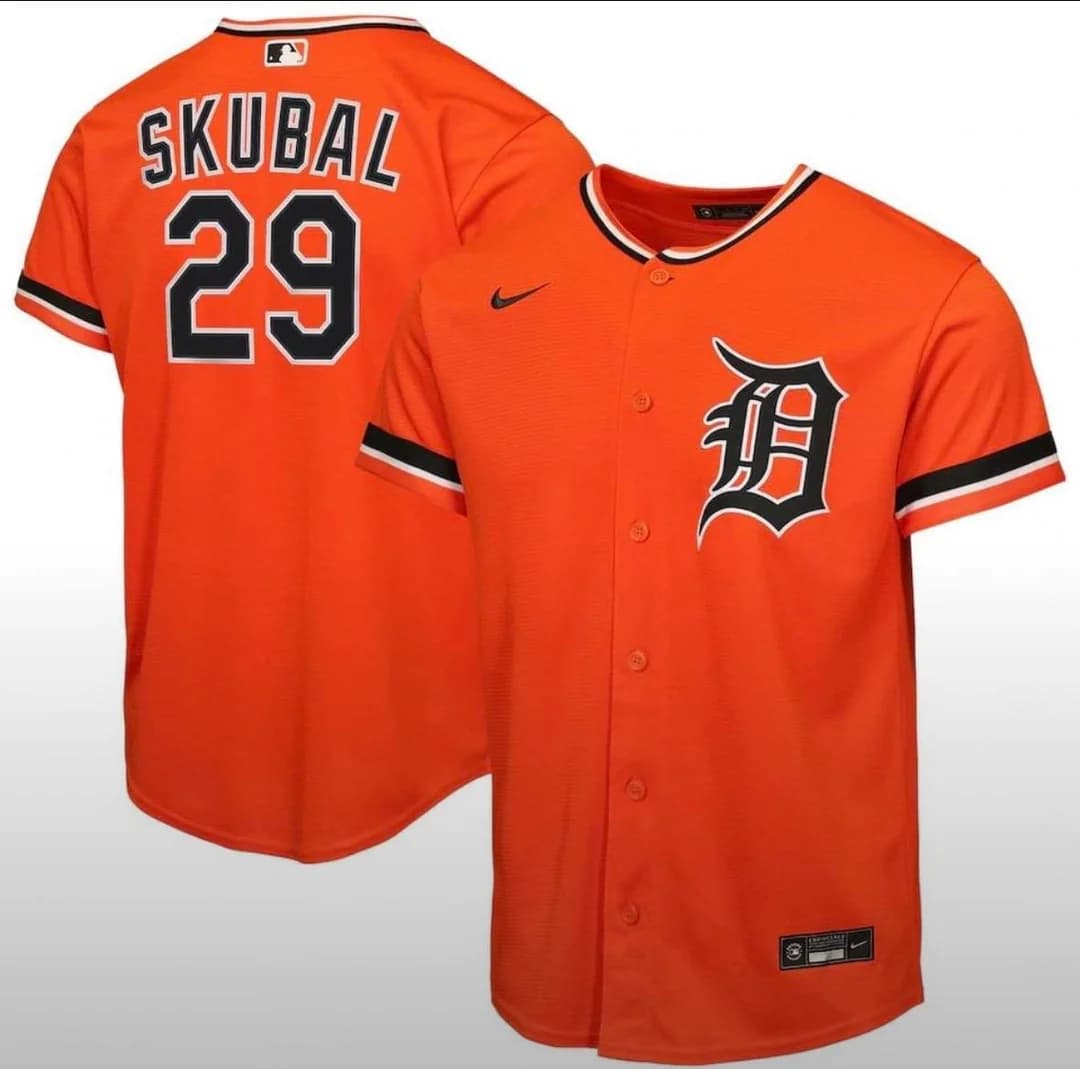 New Detroit Tigers  Tarik Skubal 29  jerseys