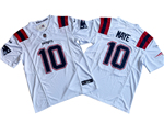 New England Patriots #10 Drake Maye White Vapor F.U.S.E. Limited Jersey