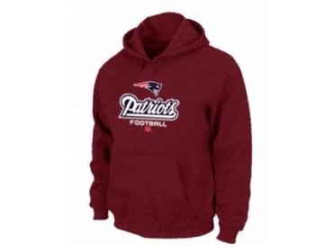 New England Patriots Critical Victory Pullover Hoodie RED