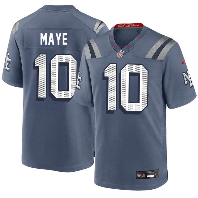 New England Patriots F.U.S.E. Limited Rivalry Series Jersey #10 Drake Maye