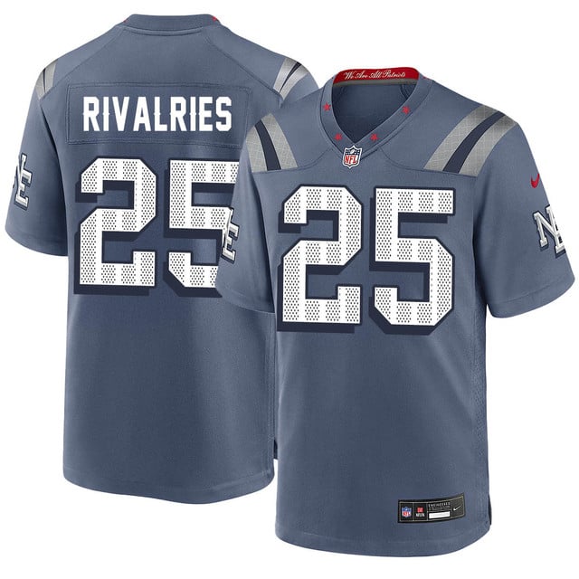 New England Patriots F.U.S.E. Limited Rivalry Series Jersey #25 Rivalries
