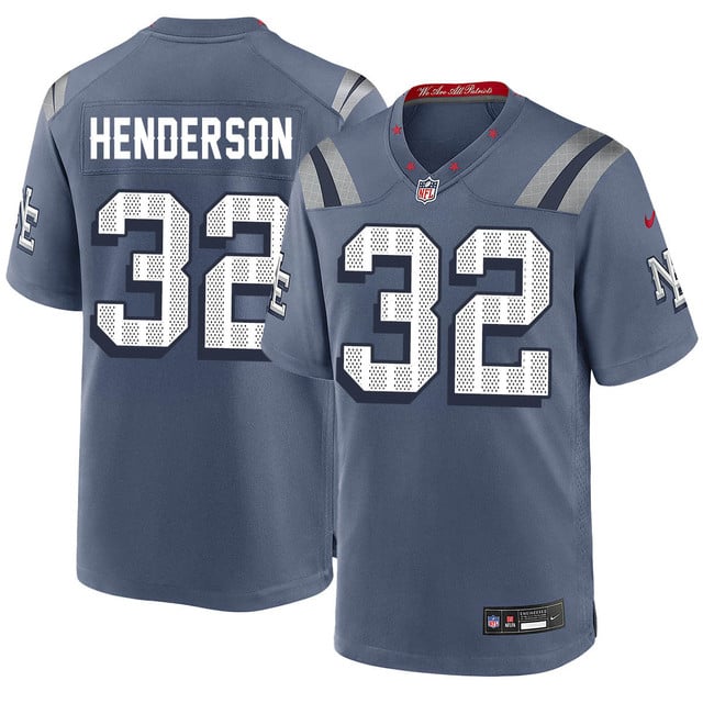 New England Patriots F.U.S.E. Limited Rivalry Series Jersey #32 TreVeyon Henderson