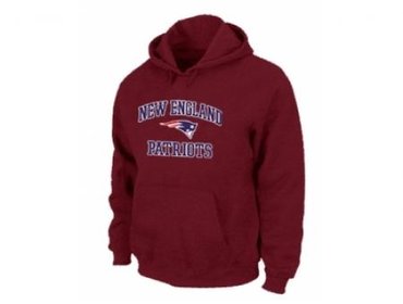 New England Patriots Heart & Soul Pullover Hoodie Red