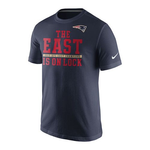 New England Patriots Nike Navy 2015 AFC East Division Champions T-Shirt