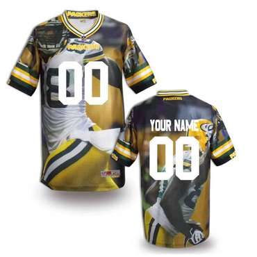 New Green Bay Packers Customized Jersey-04