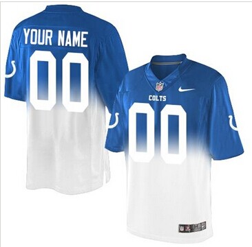 New Indianapolis Colts Customized Drift Fashion II Elite NFL Jerseys