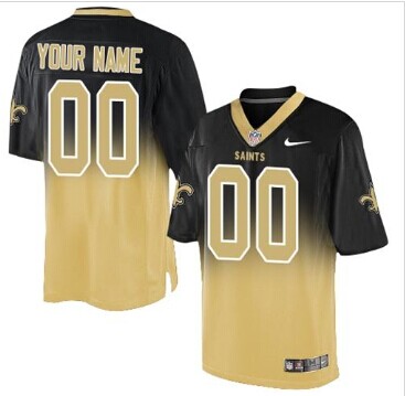 New New Orleans Saints Customized Drift Fashion II Elite NFL Jerseys
