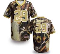 New Orleans Saints #29 ivory Stitched NFL Elite Fanatical Version Jersey (5) - 副本