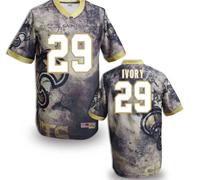 New Orleans Saints #29 ivory Stitched NFL Elite Fanatical Version Jersey (7) - 副本