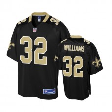 New Orleans Saints #32 Jonathan Williams Black Player Jersey