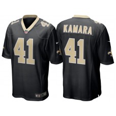 New Orleans Saints #41 Alvin Kamara Black Game Jersey