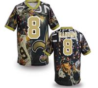 New Orleans Saints #8 Archie Manning Stitched NFL Elite Fanatical Version Jersey (3)