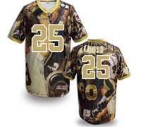 New Orleans Saints 25# Reggie Bush Stitched NFL Elite Fanatical Version Jersey (5)