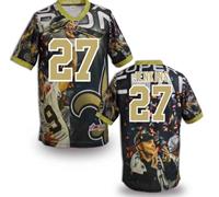New Orleans Saints 27 JENKINS Stitched NFL Elite Fanatical Version Jersey (3) - 副本