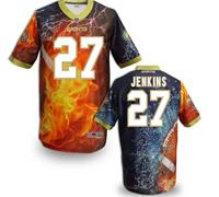 New Orleans Saints 27 JENKINS Stitched NFL Elite Fanatical Version Jersey (6) - 副本