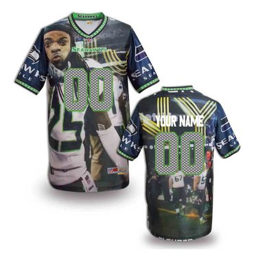 New Seattle Seahawks Customized Jersey-01 (3)