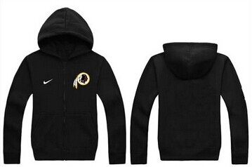 New Washington Redskins Authentic Logo Hoodie Black