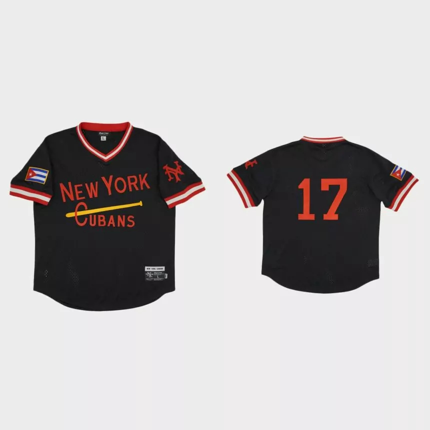 New York Cubans #17 Rings & Crwns Mesh Replica Jersey – Black.jpg