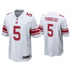 New York Giants #5 Kayvon Thibodeaux White Game 2022 NFL Draft Jersey