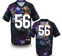New York Giants #56 Lawrence Taylor Stitched NFL Elite Fanatical Version Jersey (1)