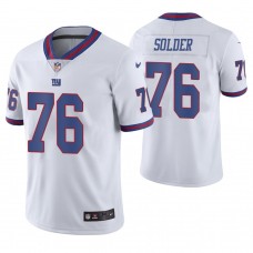 New York Giants #76 Nate Solder White Vapor Untouchable Color Rush Limited Jersey