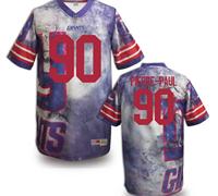 New York Giants #90 Jason Pierre-Paul Stitched NFL Elite Fanatical Version Jersey (8)