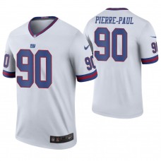 New York Giants #90 Jason Pierre-Paul White Color Rush Legend Jersey