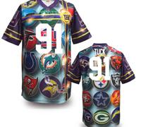 New York Giants #91 TUCK Stitched NFL Elite Fanatical Version Jersey (10)