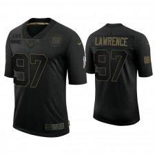 New York Giants #97 Dexter Lawrence Black 2020 Salute to Service Limited Jersey