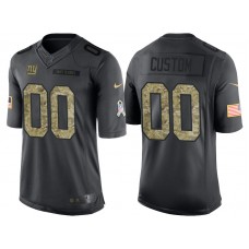 New York Giants Anthracite Camo 2016 Salute to Service Veterans Day Customized Jersey