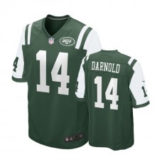 New York Jets #14 Sam Darnold Green 2018 Draft Pick Game Jersey