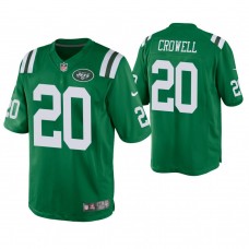 New York Jets #20 Isaiah Crowell Green Color Rush Legend Jersey