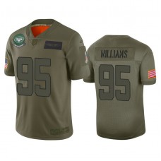 New York Jets #95 Quinnen Williams Camo 2019 Salute to Service Limited Jersey