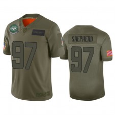 New York Jets #97 Nathan Shepherd Camo 2019 Salute to Service Limited Jersey
