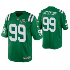 New York Jets #99 Steve McLendon Green Color Rush Legend Jersey