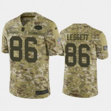 New York Jets Jordan Leggett #86 Camo Jersey 2018 Salute to Service