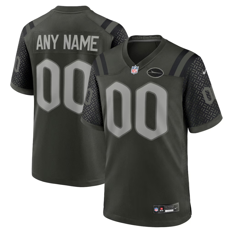 New York Jets Nike 2025 Rivalries Collection Custom Game Jersey
