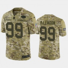New York Jets Steve McLendon #99 2018 Salute to Service Limited Camo Jersey