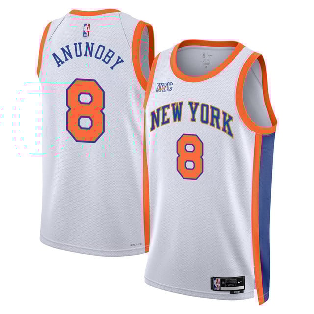 New York Knicks 2025 Limited Jersey city #8 OG Anunoby